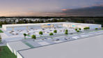 Visualisierung Einkaufscenter Ahrensburg - Architekt Th. Haake Lübeck